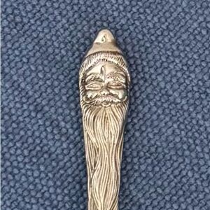 RC Willey, Silver Plated Santa Serving Spoon